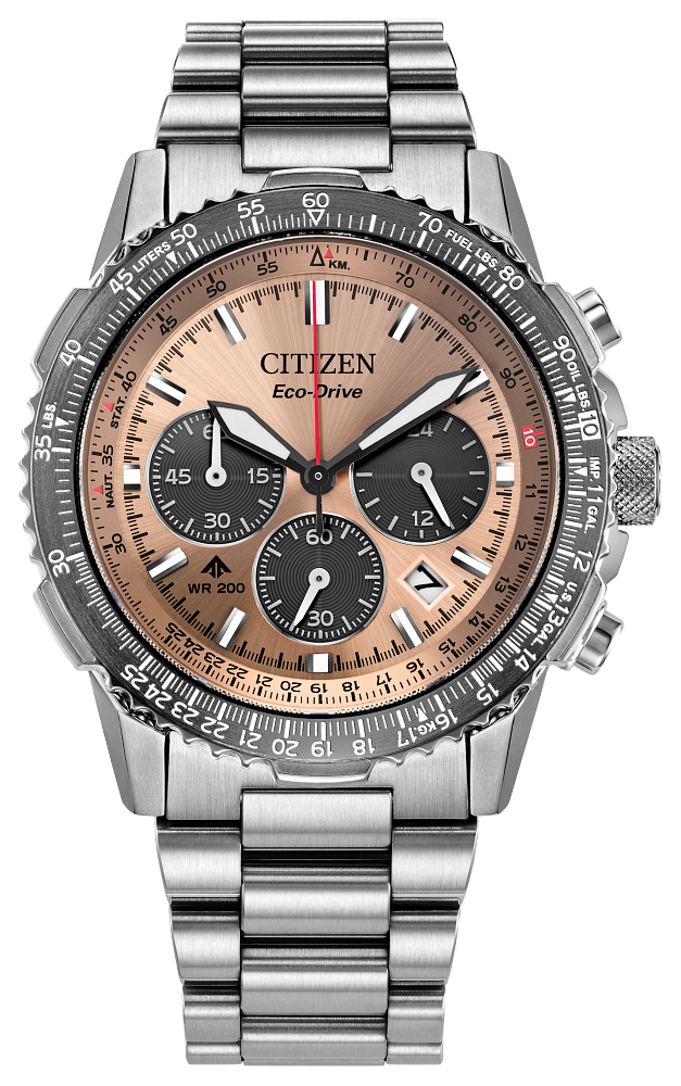 Citizen CA4664-60X Promaster Air Navihawk Men Watch - Salmon